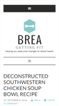 Mobile Screenshot of breagettingfit.com